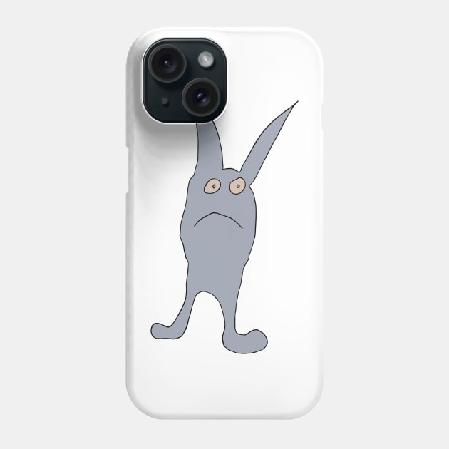 Unhappy Rabbit Phone Case by yezplace