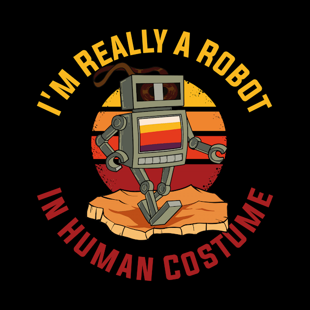 I Am A Robot Funny Robot Gift by CatRobot