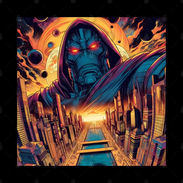 Conquer the Cosmos with Darkseid: Legendary Art and Overlord Designs Await! by insaneLEDP