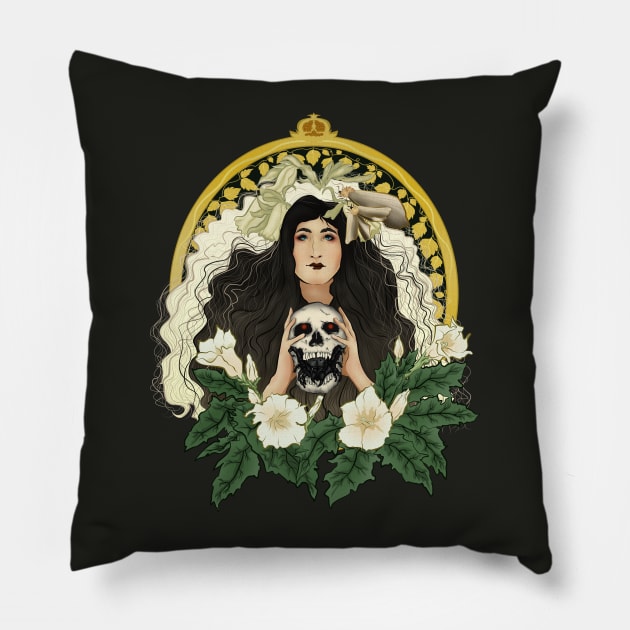 Melinoe Pillow by angelielle