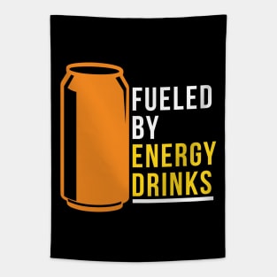 Fueled By Energy Drinks Tapestry