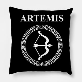 Artemis Ancient Greek Goddess of the Hunt Pillow