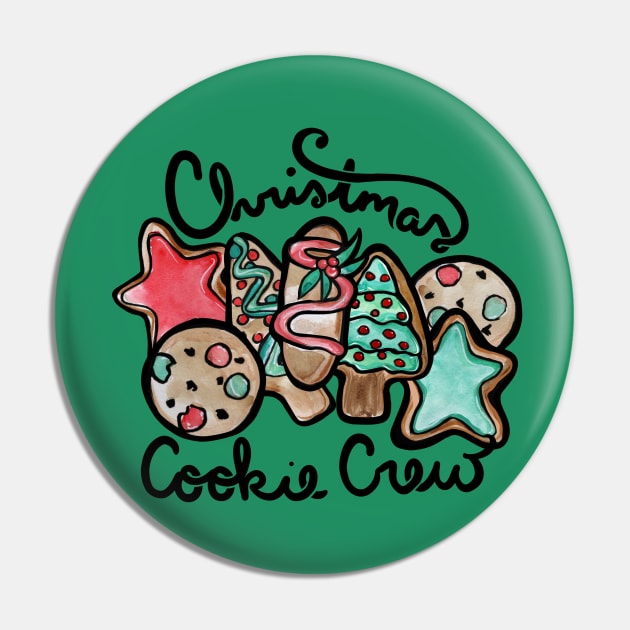 Christmas Cookie Crew Pin by bubbsnugg