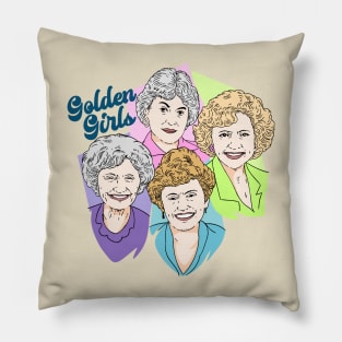 The Golden Girls Squad 80s Pillow