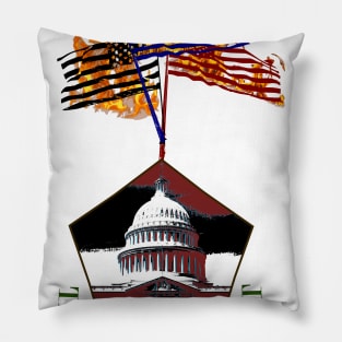 FIRE FLAGS Front Pillow