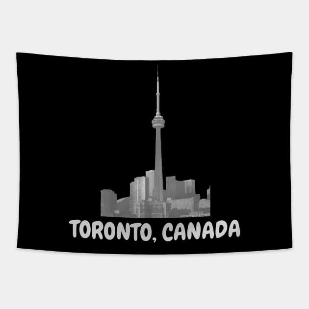 Toronto, Canada CN Tower | Canada Tourism, Famous Landmark Tapestry by The Print Palace
