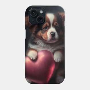 Valentine Puppy 1 Phone Case