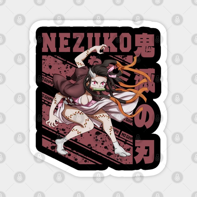 Nezuko Kamado Magnet by ANIME FANS