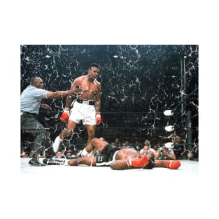 Greatest Mohammad Ali Scene on Distressed T-Shirt