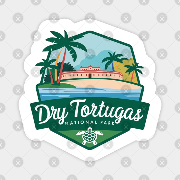 Dry Tortugas National Park Emblem Magnet by Perspektiva