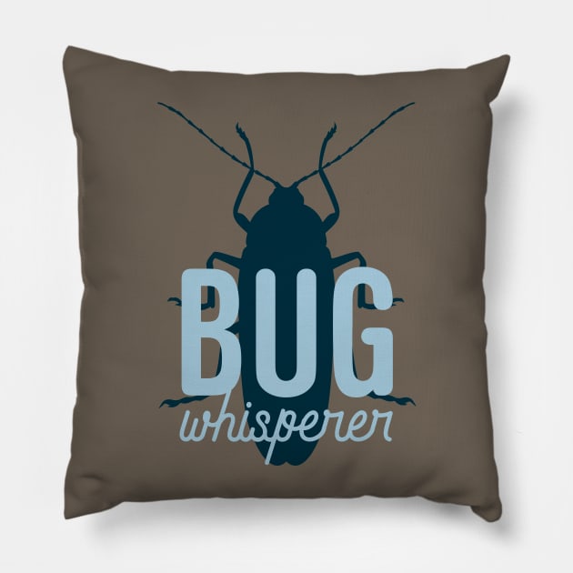 Bug Whisperer Pillow by oddmatter