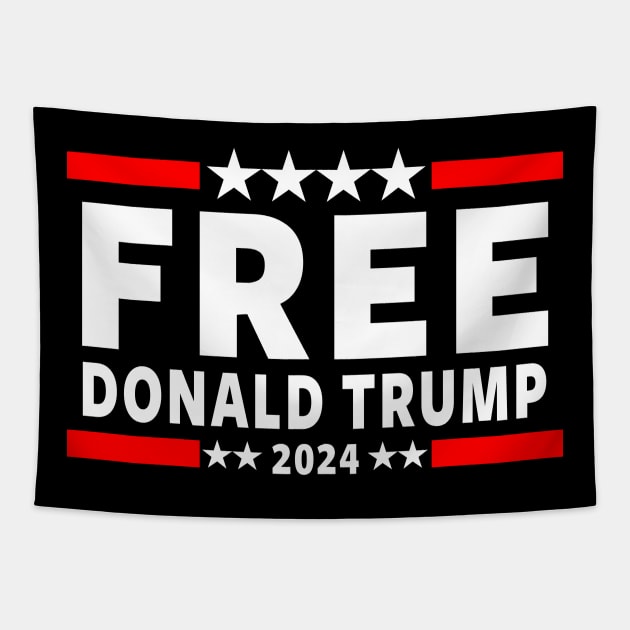 Free Trump Tapestry by ShirtFace