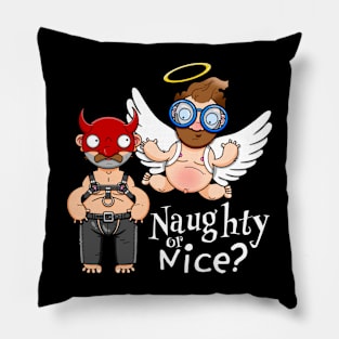 Naughty or Nice? Pillow