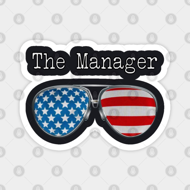 AMERICA PILOT GLASSES THE MANAGER Magnet by SAMELVES