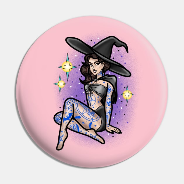 Cute Witch Pin by Jahaziel Sandoval