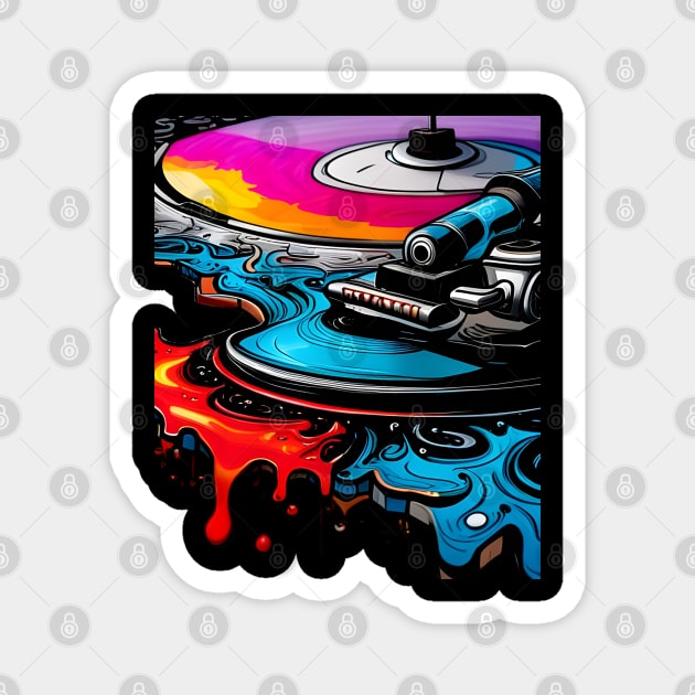 Colorful turntable Magnet by mdr design