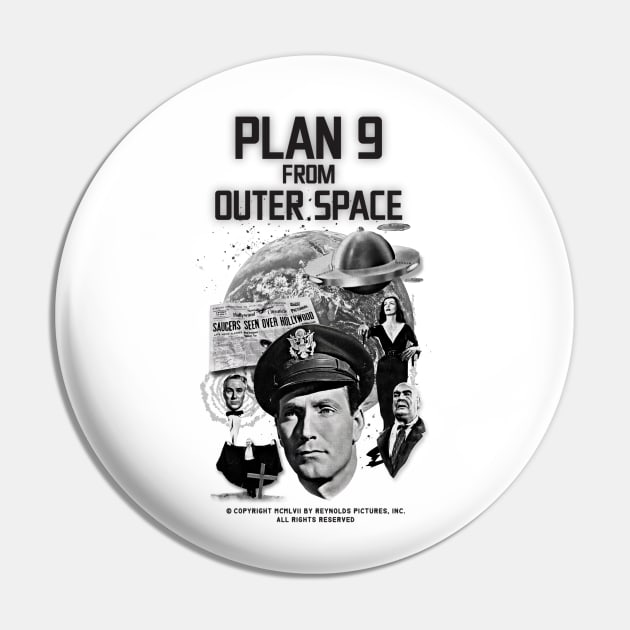 Plan 9 From Outer Space Pin by UnlovelyFrankenstein