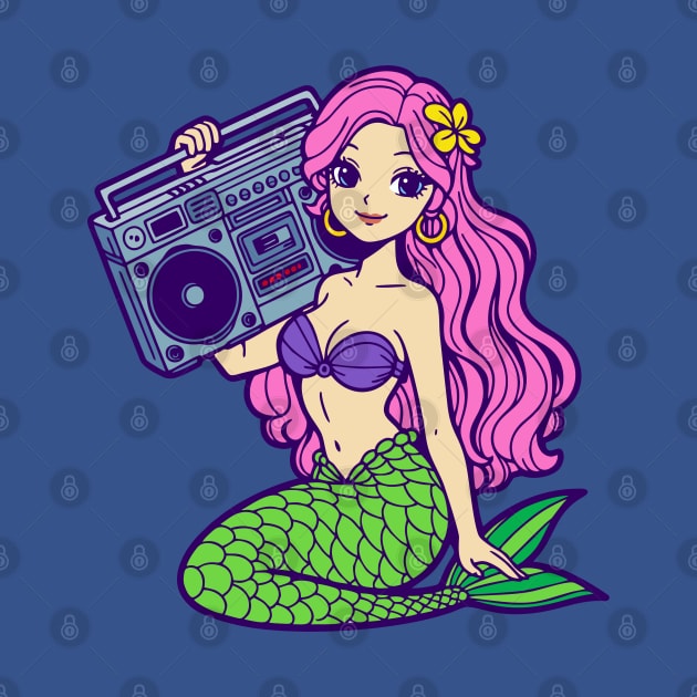 Mermaid Radio by DavesTees