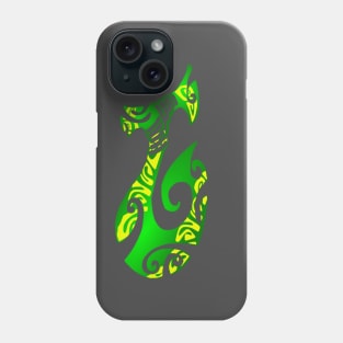 MATAU - green (Fish hook) Phone Case