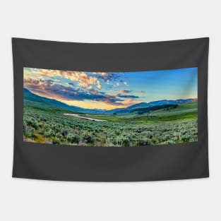 Lamar River Yellowstone Tapestry