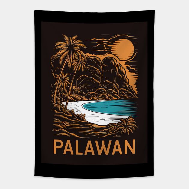 Palawan Tapestry by likbatonboot