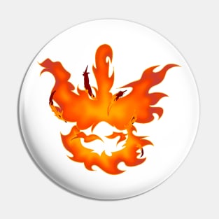 Phoenix Feathers Pin