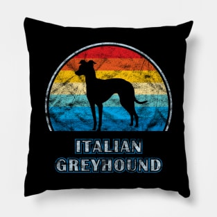 Italian Greyhound Vintage Design Dog Pillow