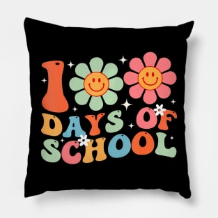 100Th Day Of School Teacher Kids 100 Days Of School Pillow