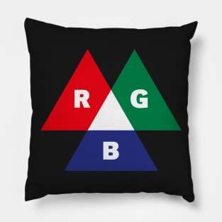 RGB Mode (Red - Green - Blue) Pillow