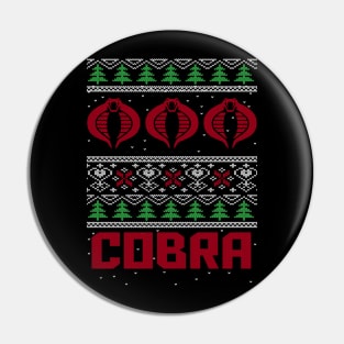 COBRA - Ugly Christmas sweater Pin