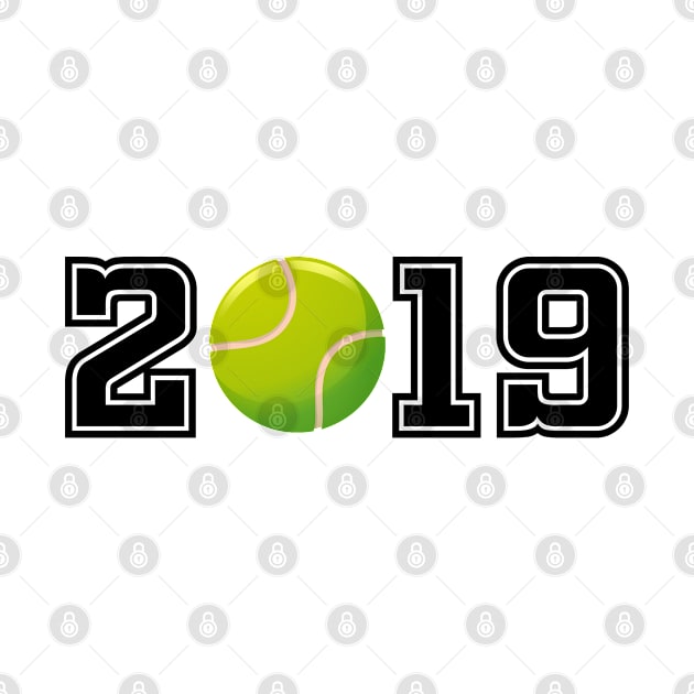 Tennis 2019 spielen Tennisball by schuhboutique-finke