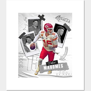 Patrick Mahomes - Splatter Art - Poster print - delovelyArts (11”x14”)