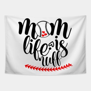 Mom life baseball Tapestry