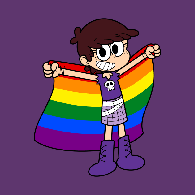 Luna Loud LGBT Flag by Vamos Ramos