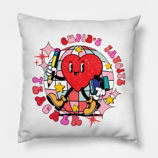 Cupid's Favorite Teacher Pillow