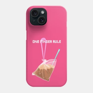 The One Finger Rule Phone Case