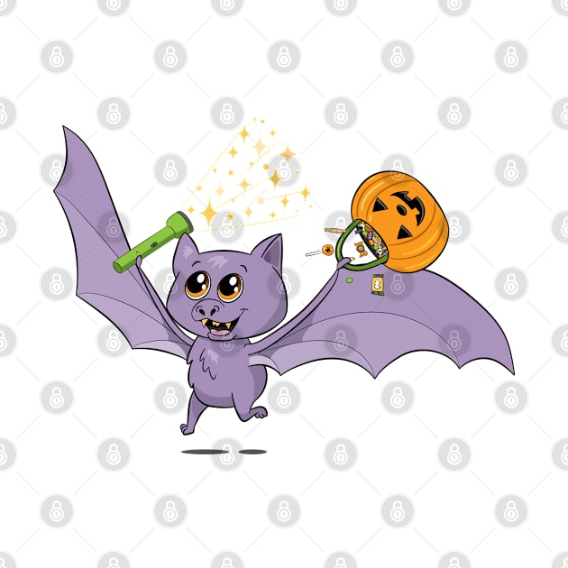 Cute Halloween Bat by Character Alley