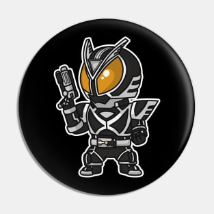 Kamen Ride Delta Chibi Style Kawaii Pin