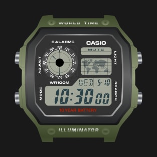 Casio Royale in Green T-Shirt