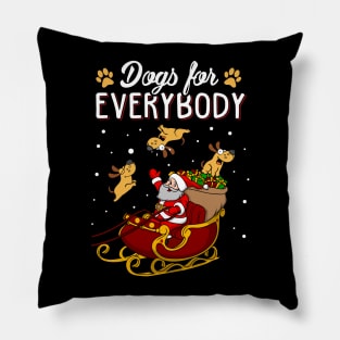 Dog Lover Ugly Christmas Sweater Pillow