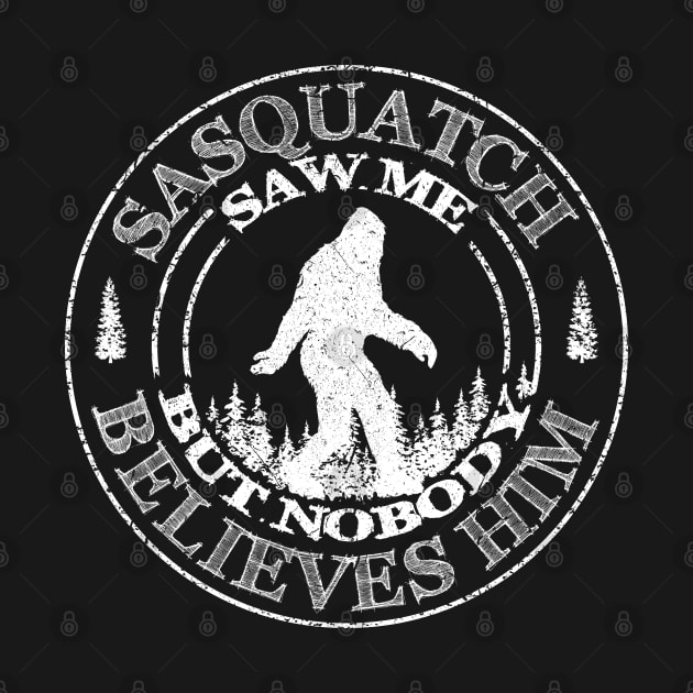 Bigfoot Saw Me But Nobody Believes HIm by Tesszero