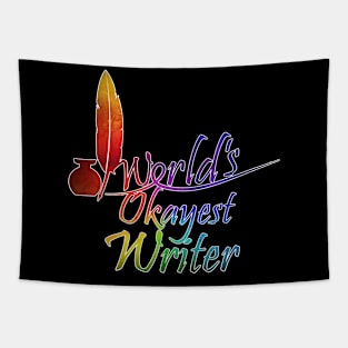 World's Okayest Writer Tapestry