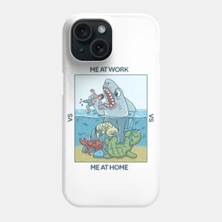 work vs home Phone Case