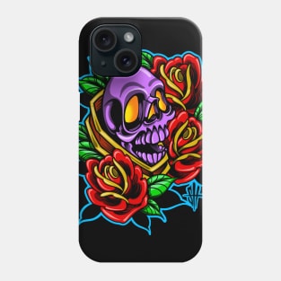 Skull and Roses Phone Case