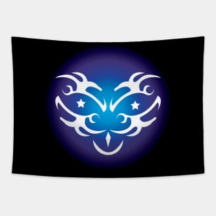 Dragon Tribal Face Tapestry