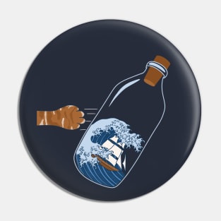 Wave Bottle Pin