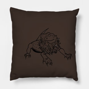 Man-Bearded Dragon Pillow