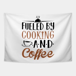 Fueled by Cooking and Coffee Tapestry