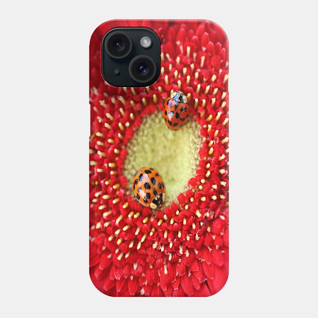 Ladybug dotted flower pattern decoration Phone Case by SpruchBastler