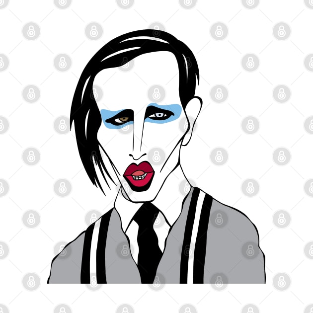 MARILYN MANSON FAN ART! by cartoonistguy